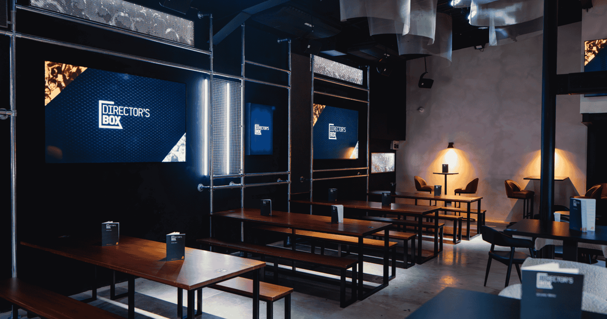 Director's Box Sports Bar at BOXPARK Wembley