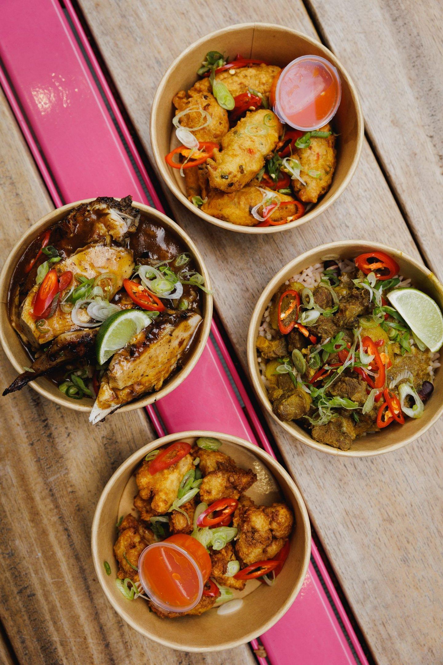 A selection of dishes from Dub Pan in Croydon