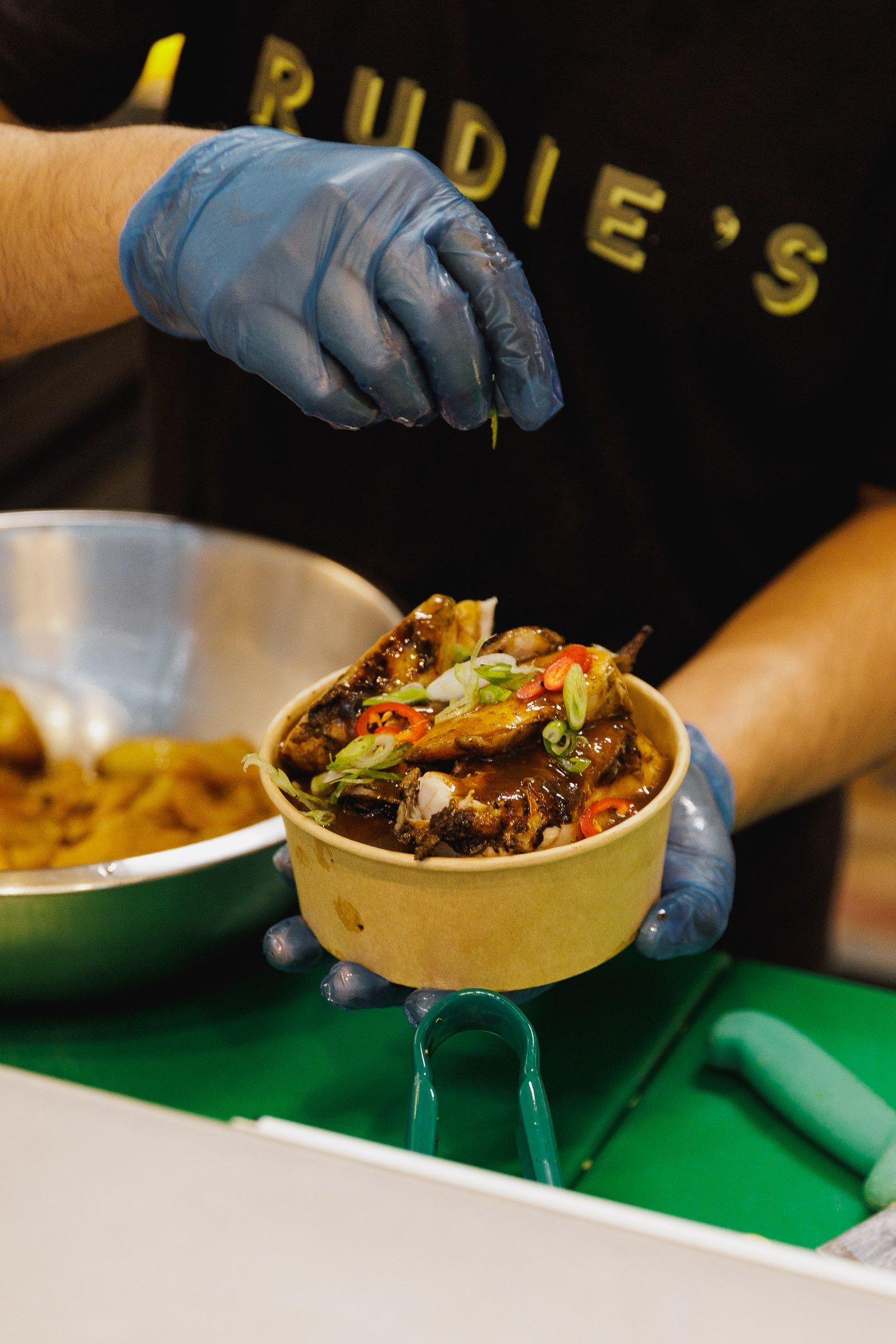 A dish from Dub Pan in Croydon