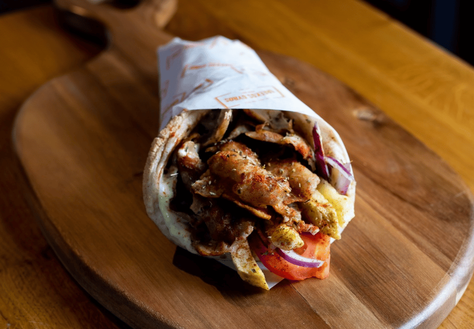 A gyros from Greekos Gyros in Croydon