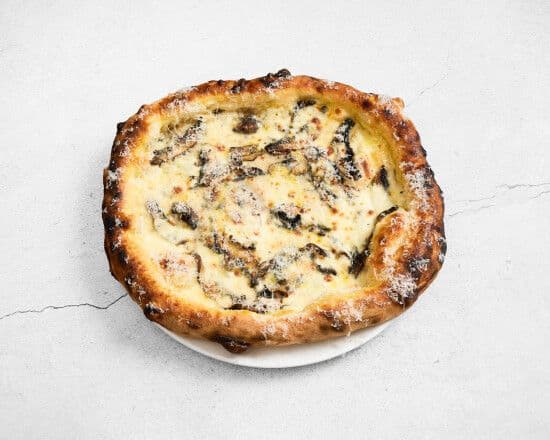 Mushroom Pizza at Nuvola Pizza in Croydon