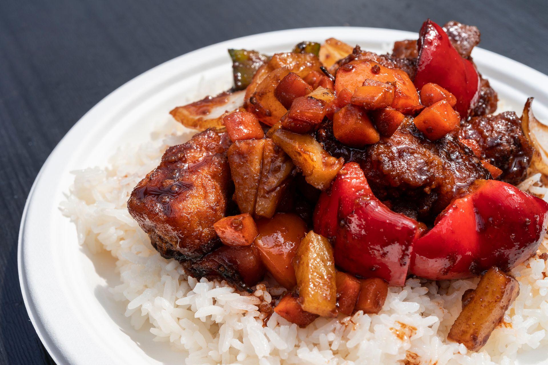A dish from Thai Express in Croydon