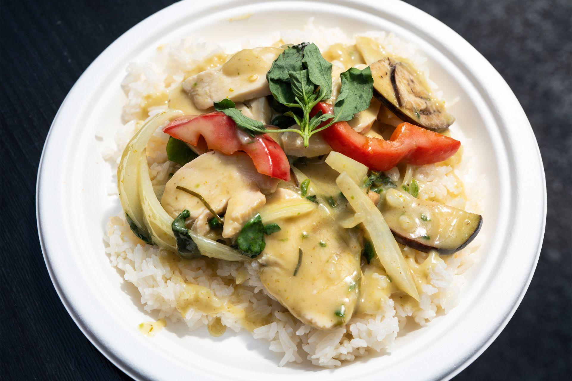 A dish from Thai Express in Croydon