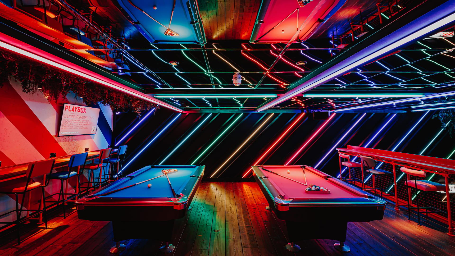 Pool Room at PLAYBOX in Croydon