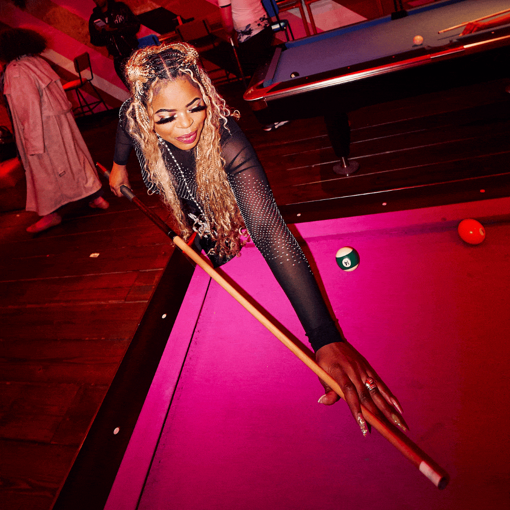 Customers playing Pool at PLAYBOX in Croydon