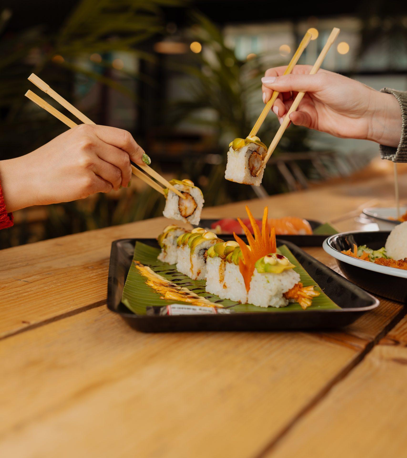 Sushi from Inamo Sukoshi at Boxhall in Liverpool Street