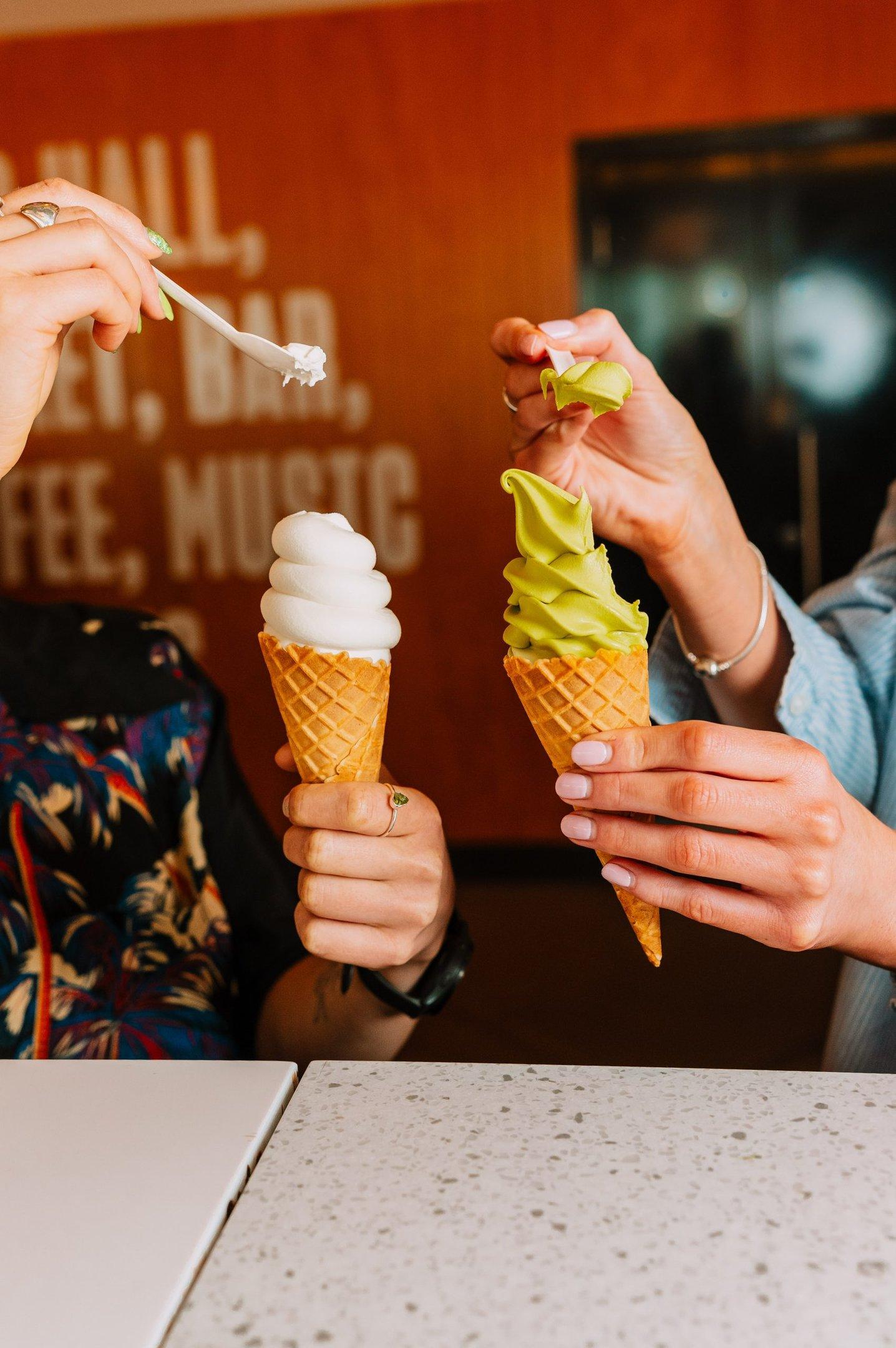 Ice Creams at Soft Serve Society in Boxhall Liverpool Street