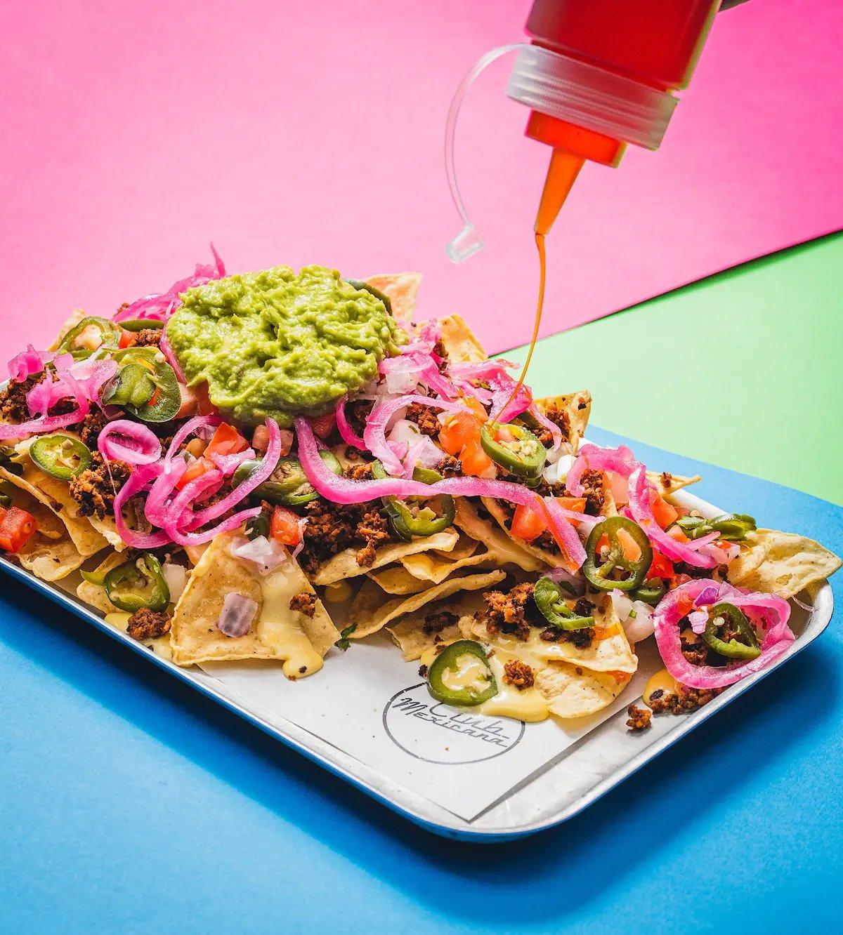 Nachos from Club Mexicana at BOXHALL Liverpool Street