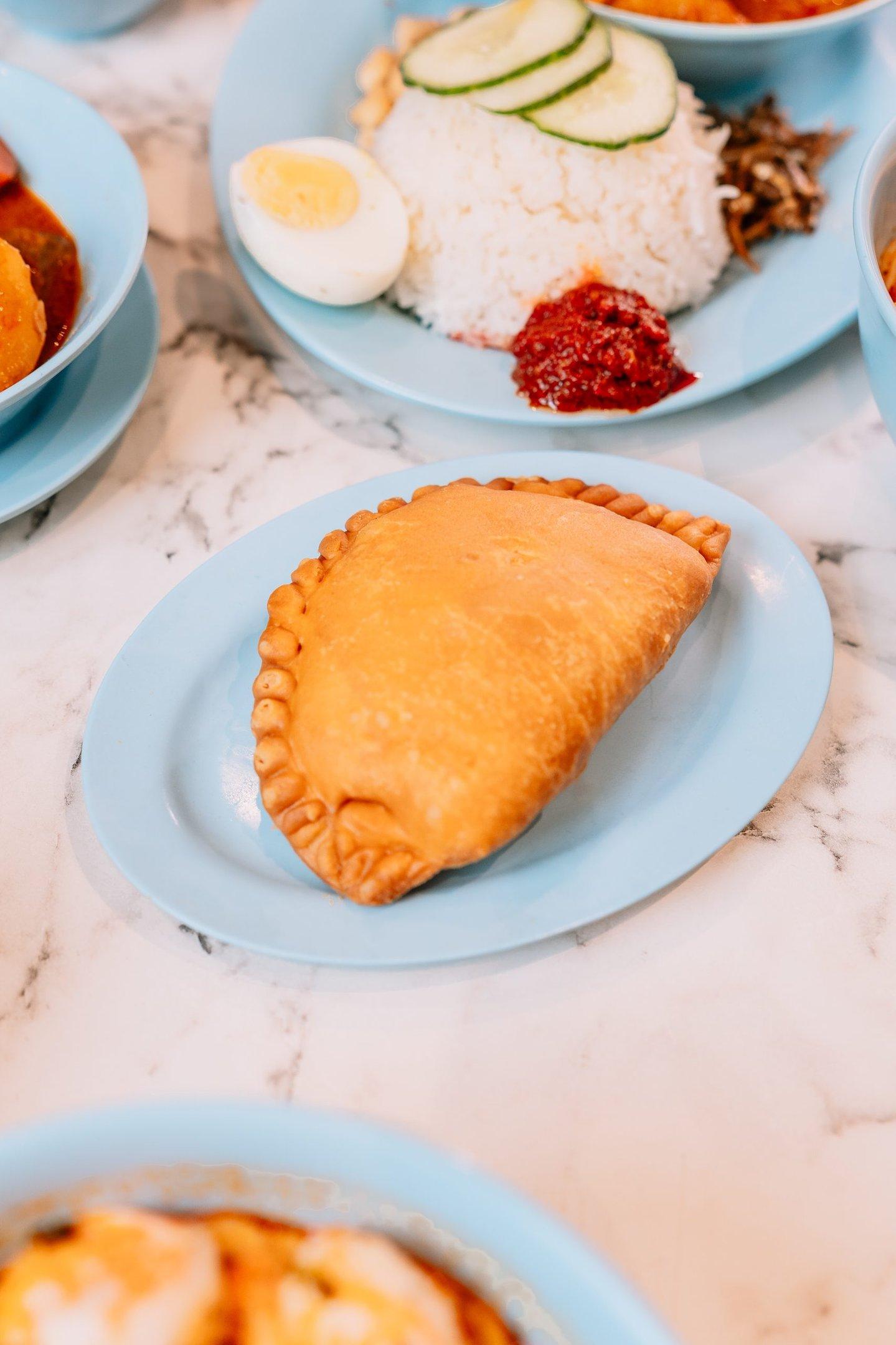 A Curry Puff from Old Chang Kee in BOXHALL Liverpool Street