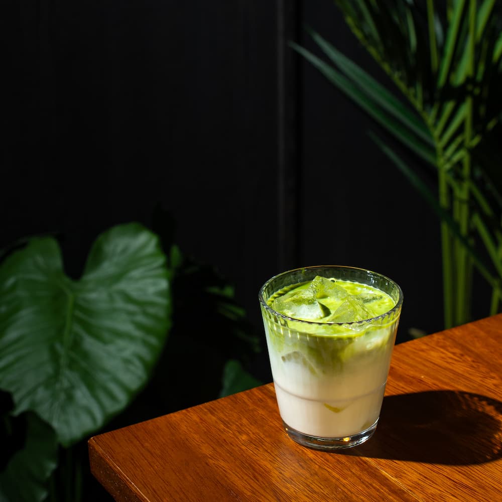 A Hard Matcha Latte at Boxhall in Liverpool Street