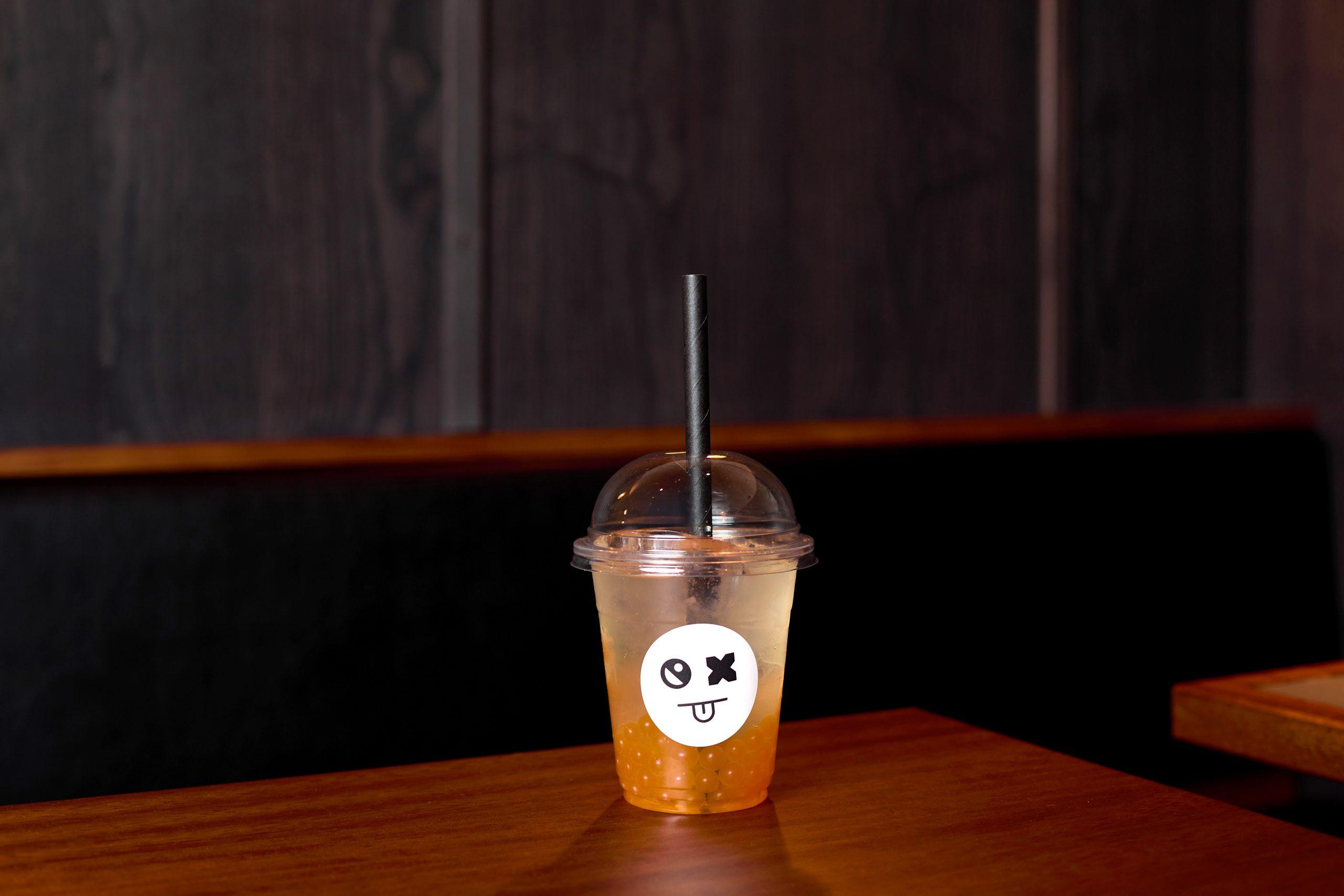 A Island Bubble Tea Cocktail at Boxhall in Liverpool Street