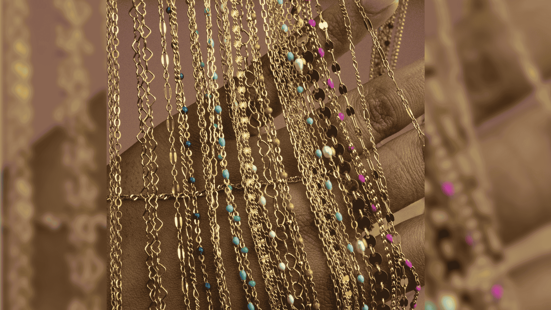 Jewellery from Pupup Permanent Jewellery at Boxpark Camden