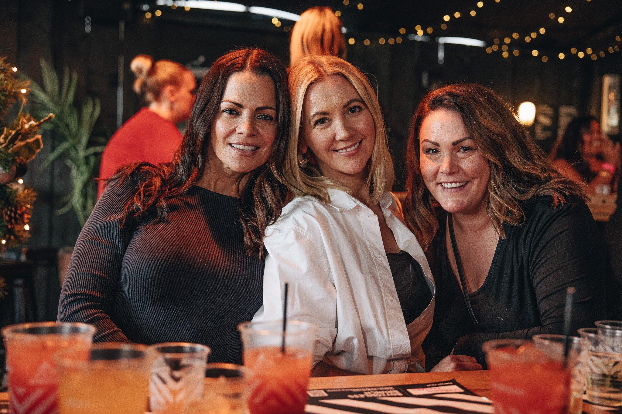 Guests enjoying a bottomless brunch at boxpark