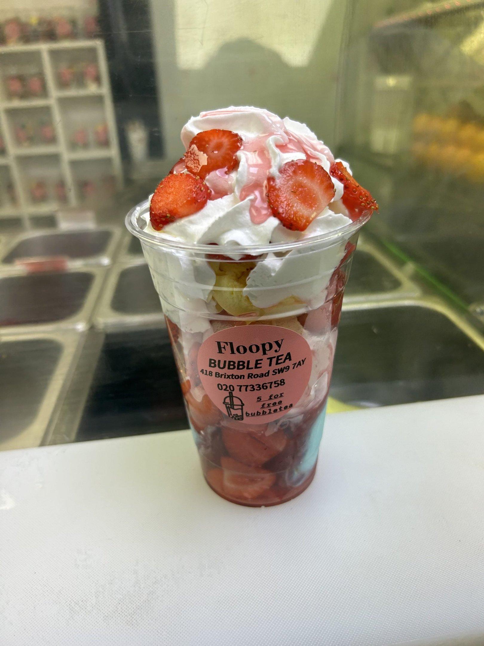 A Dessert from Floopys in Boxpark Camden
