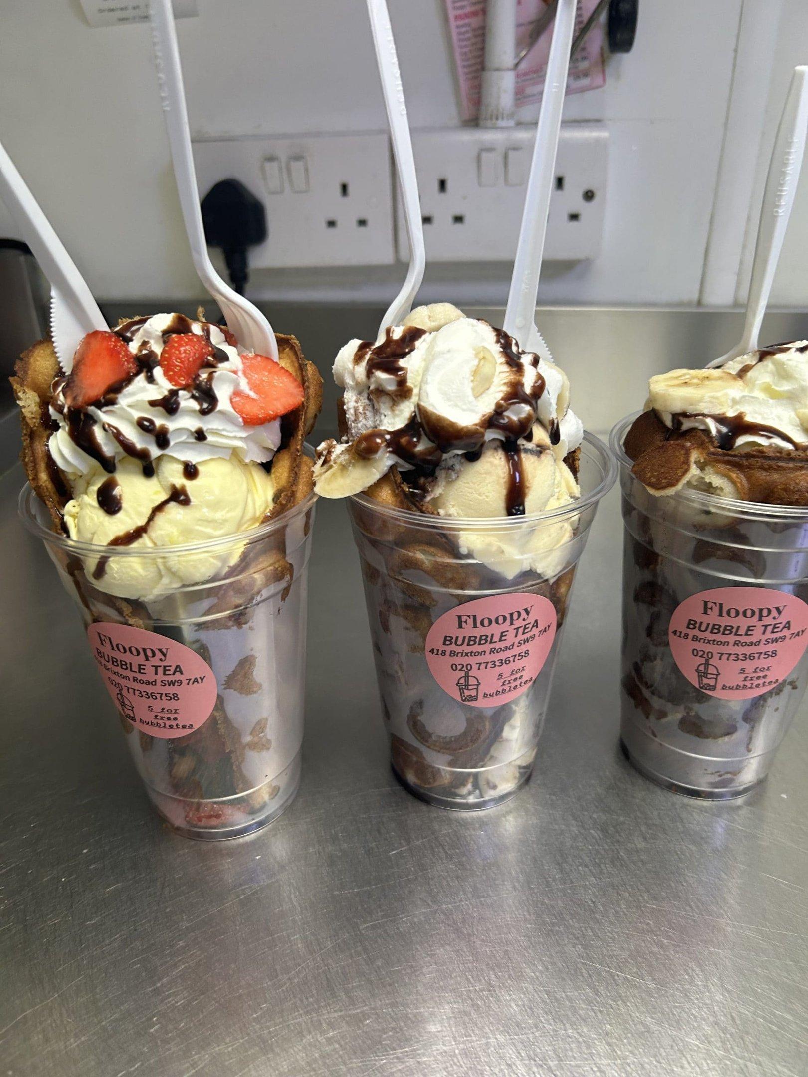 A Dessert from Floopys in Boxpark Camden