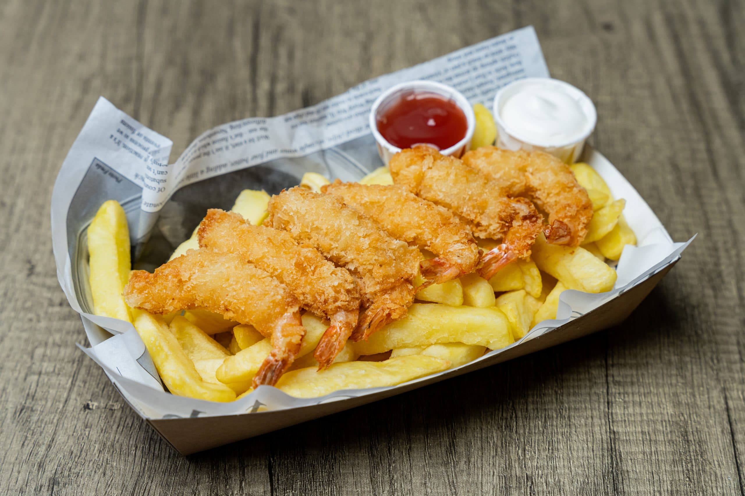 Shrimp from Ocean Delight at Boxpark Camden