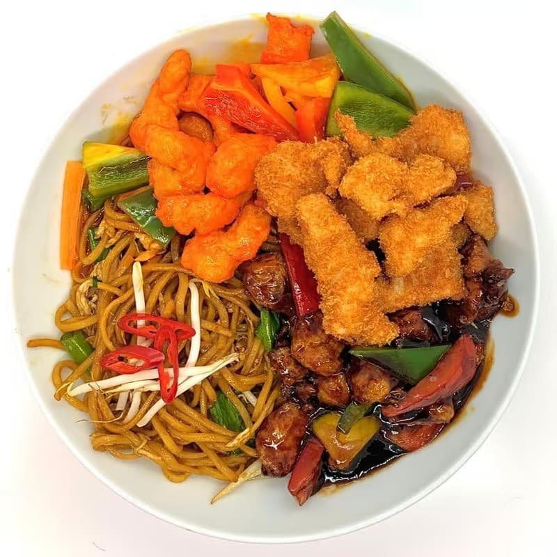Noodles from Pho Kae at Boxpark Camden