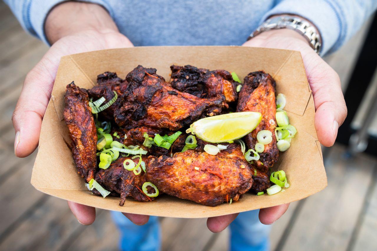 Chicken tenders at Dub Pan at Boxpark Shoreditch
