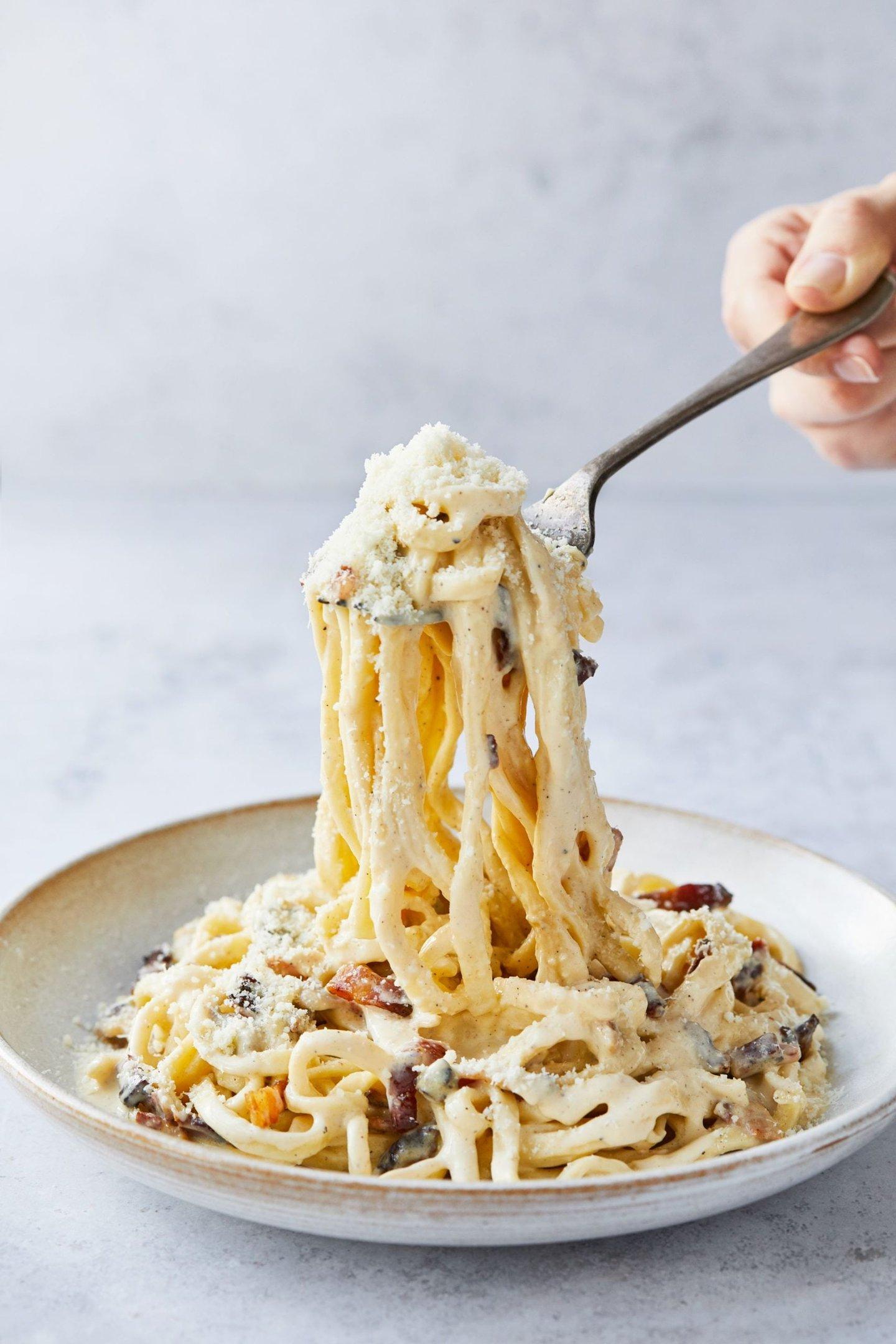 A pasta dish from Pasta Evangelists at Boxpark