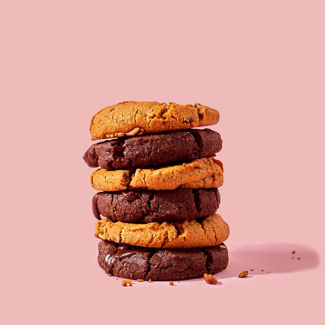 A cookie stack from After School Cookie Club in Shoreditch