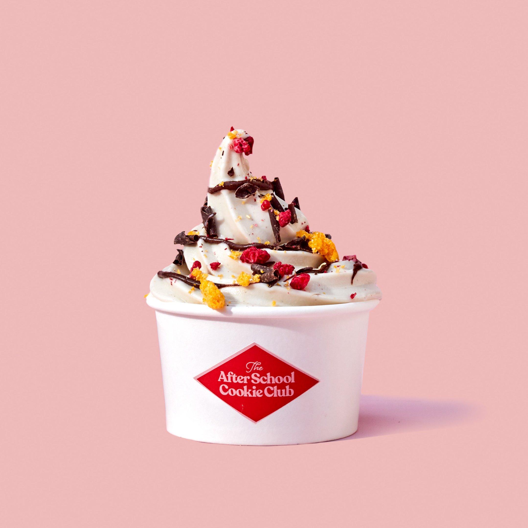 An ice cream from After School Cookie Club in Shoreditch