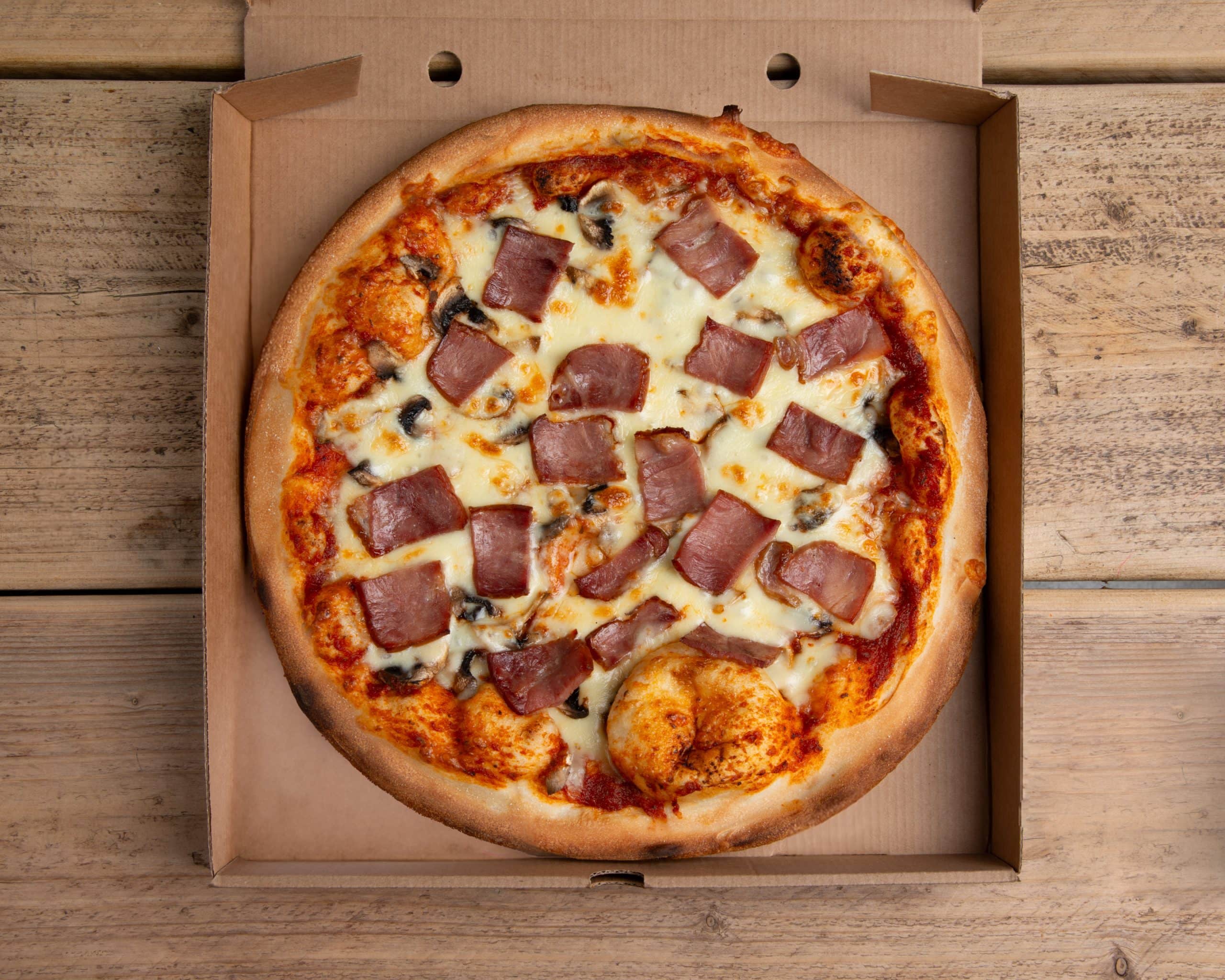 A pizza from Rogue Pizza Co. at Boxpark Liverpool