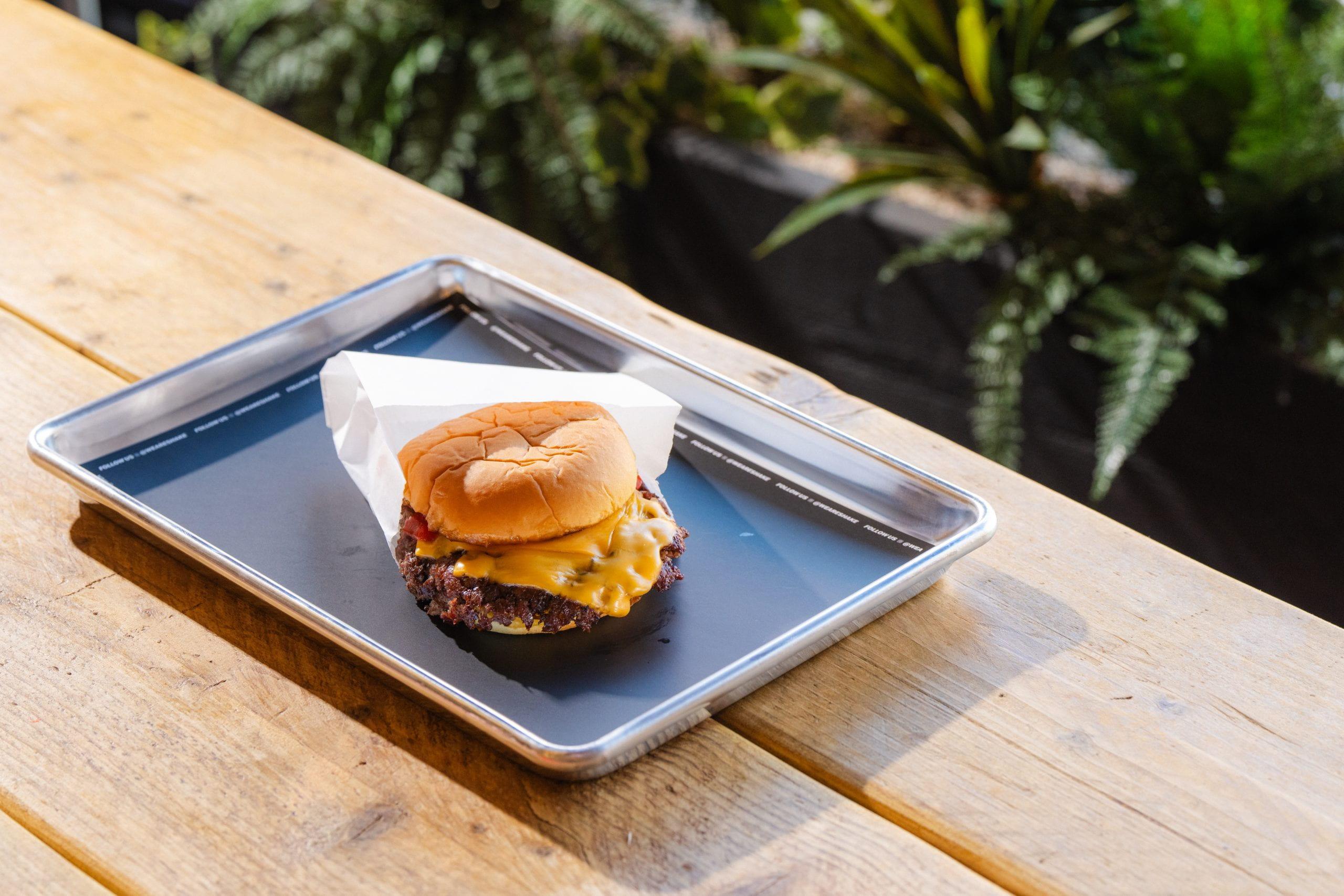 Burgers at Shake in Boxpark Liverpool