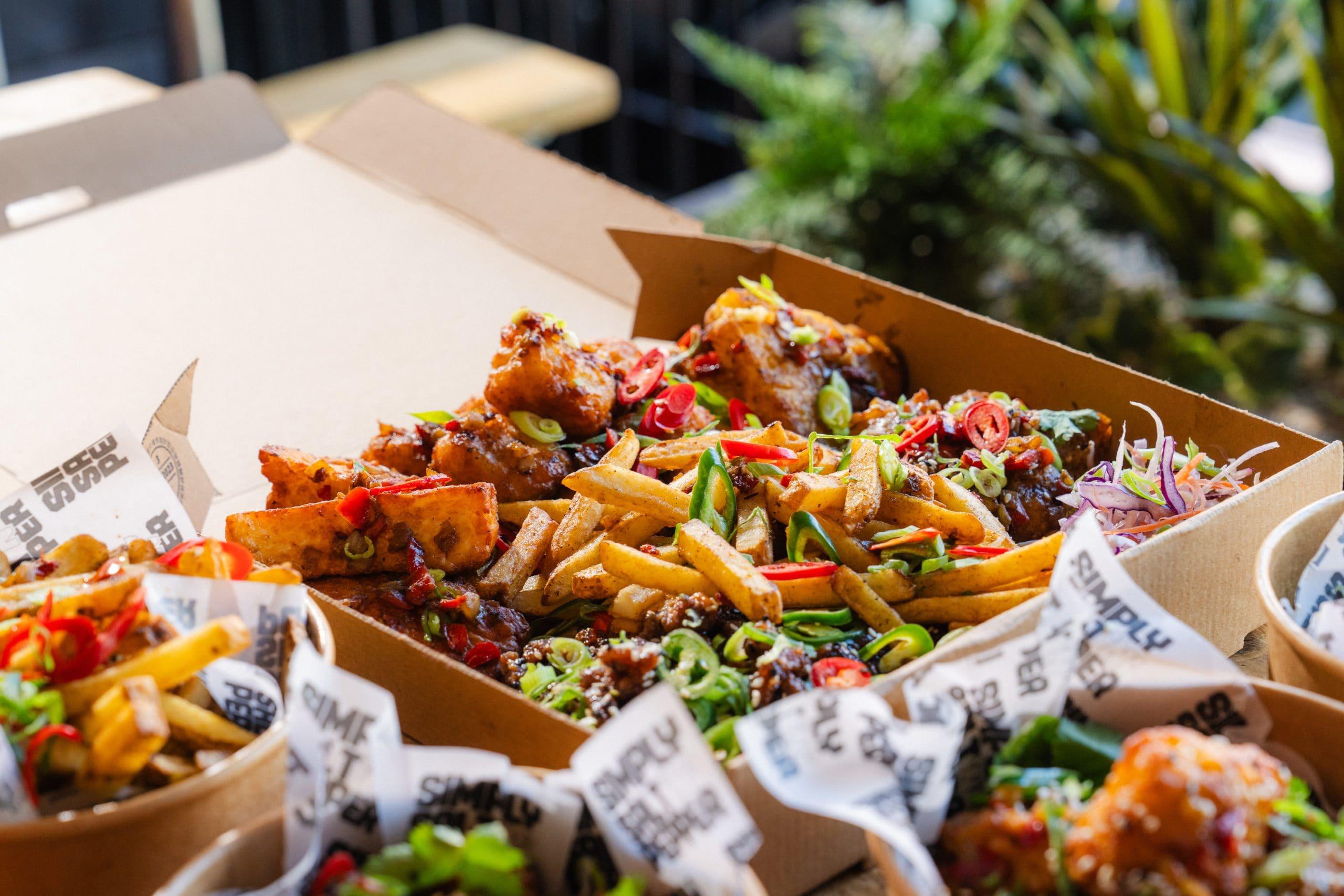 A selection of food from Simply Salt n Pepper in Liverpool 