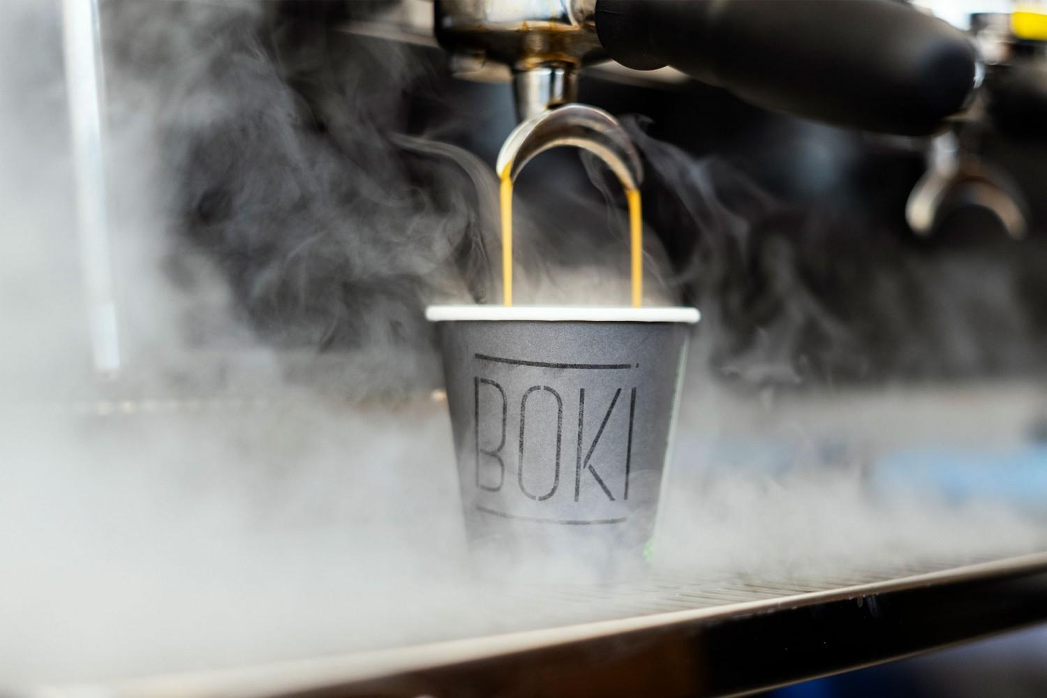 A coffee from Boki