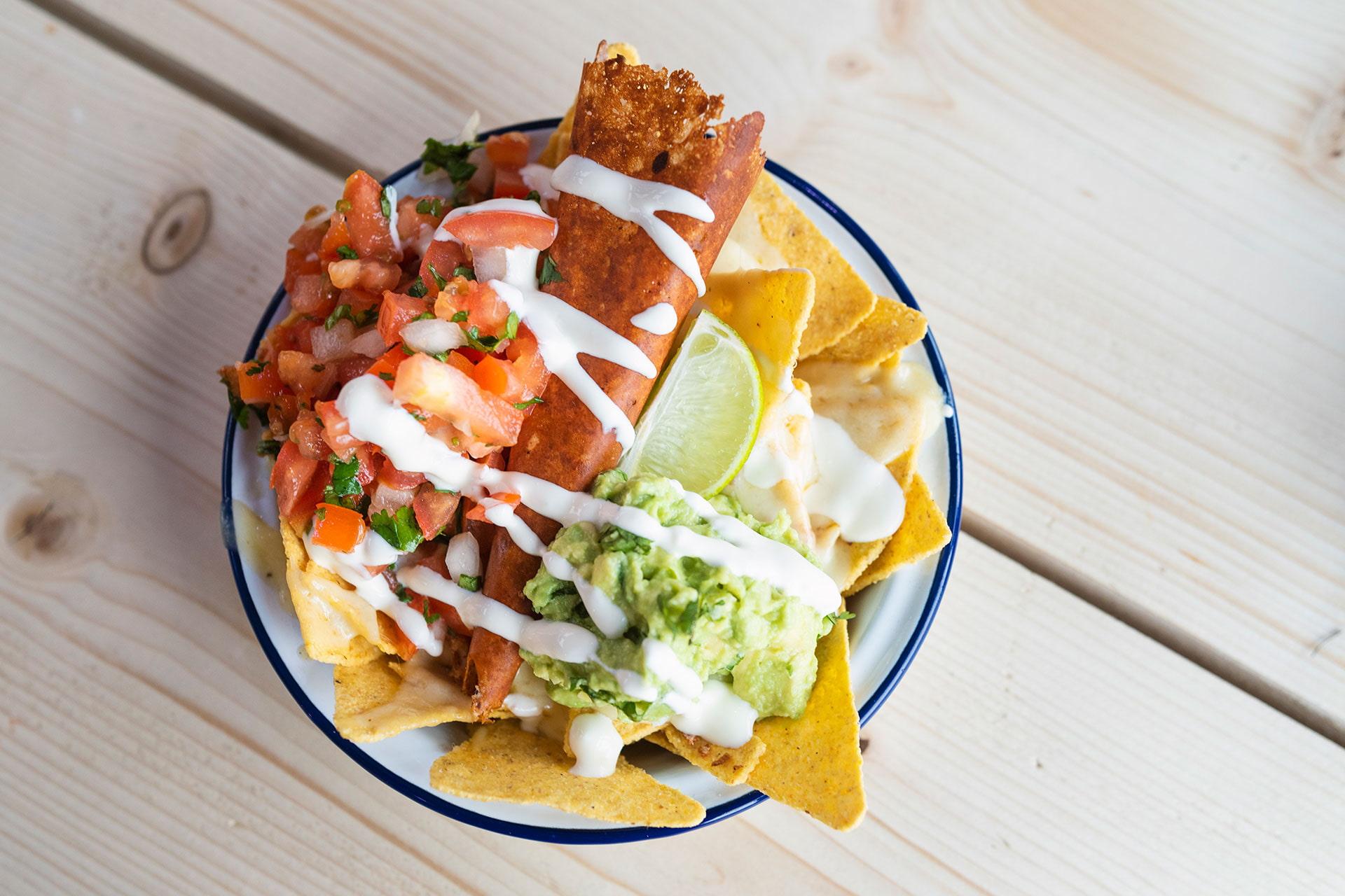 Food from Hola Guacamole in BOXPARK Wembley