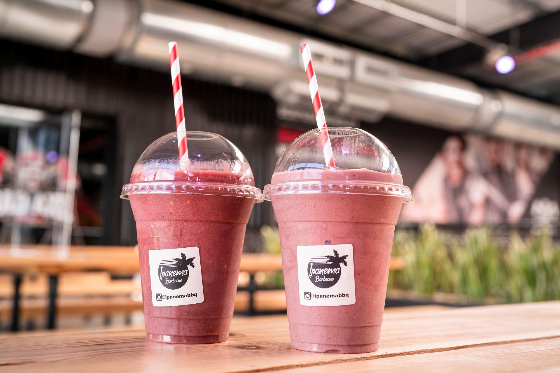 Smoothies from Ipanema Barbecue at Boxpark Wembley