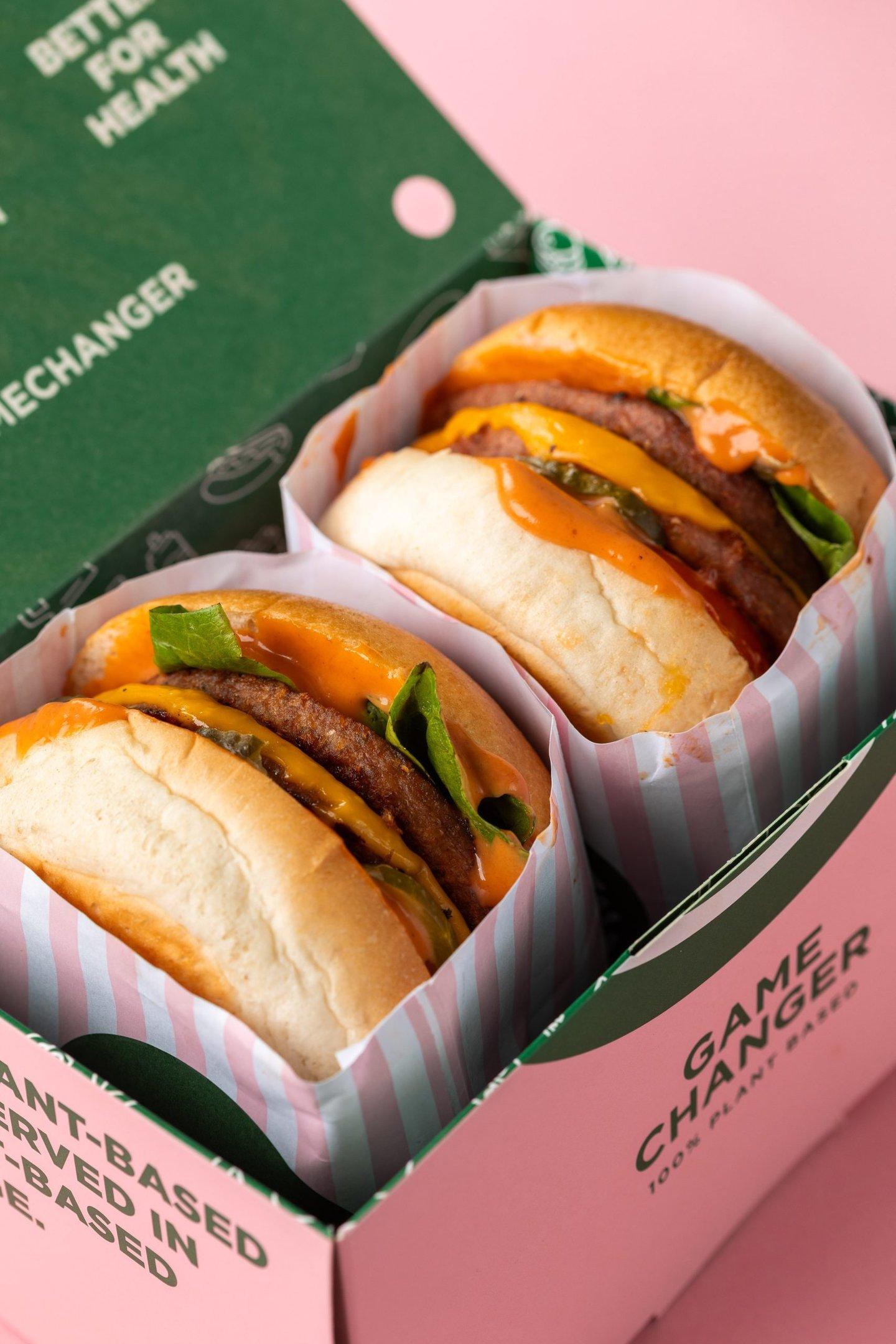 Burgers from Neat Burger in Boxpark