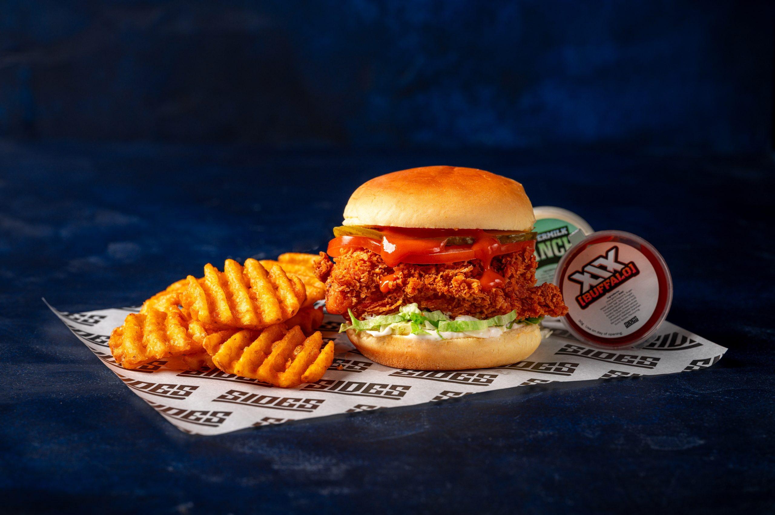 Burger & Fries at Sides in BOXPARK Wembley