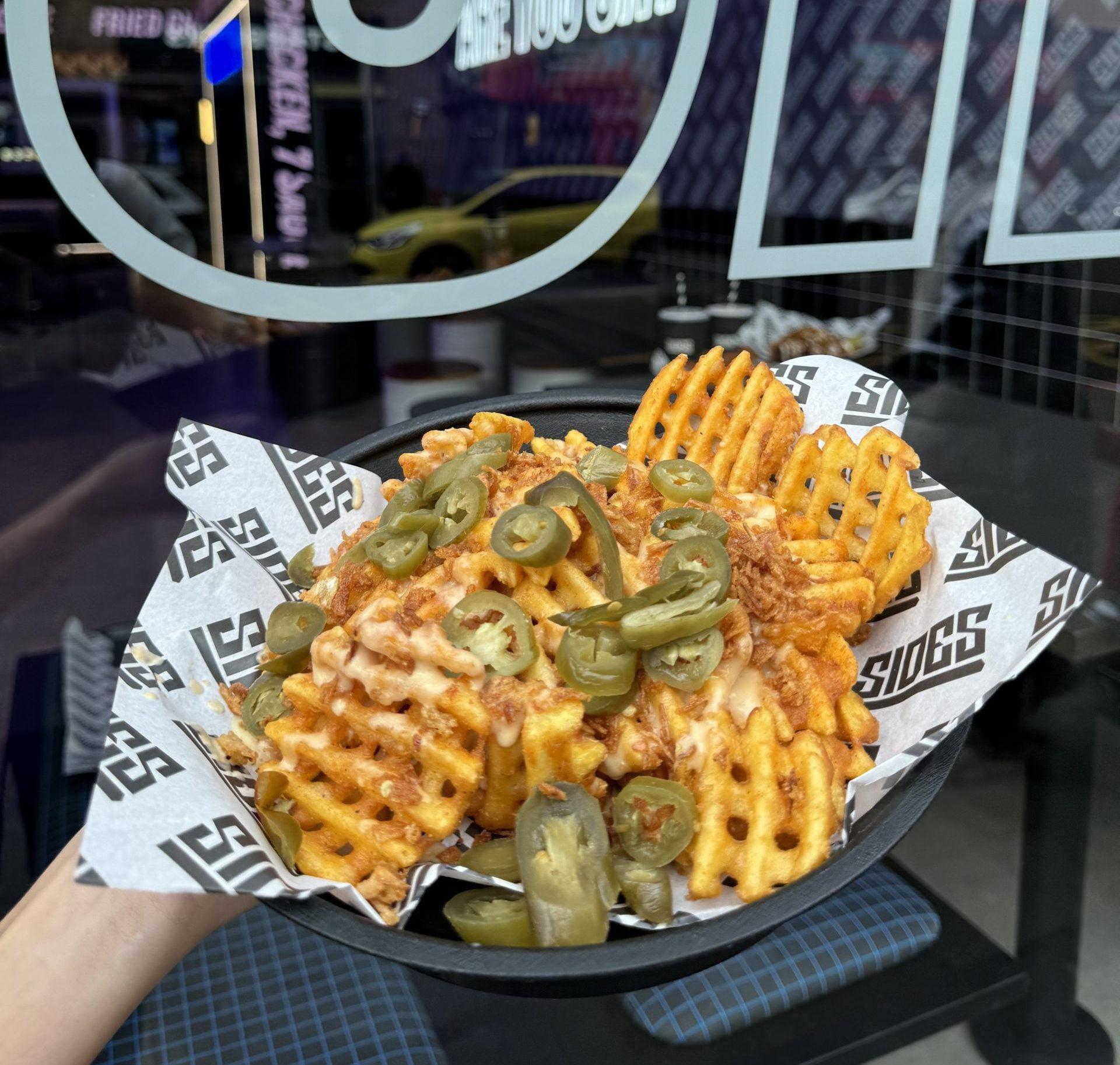Burger & Fries at Sides in BOXPARK Wembley