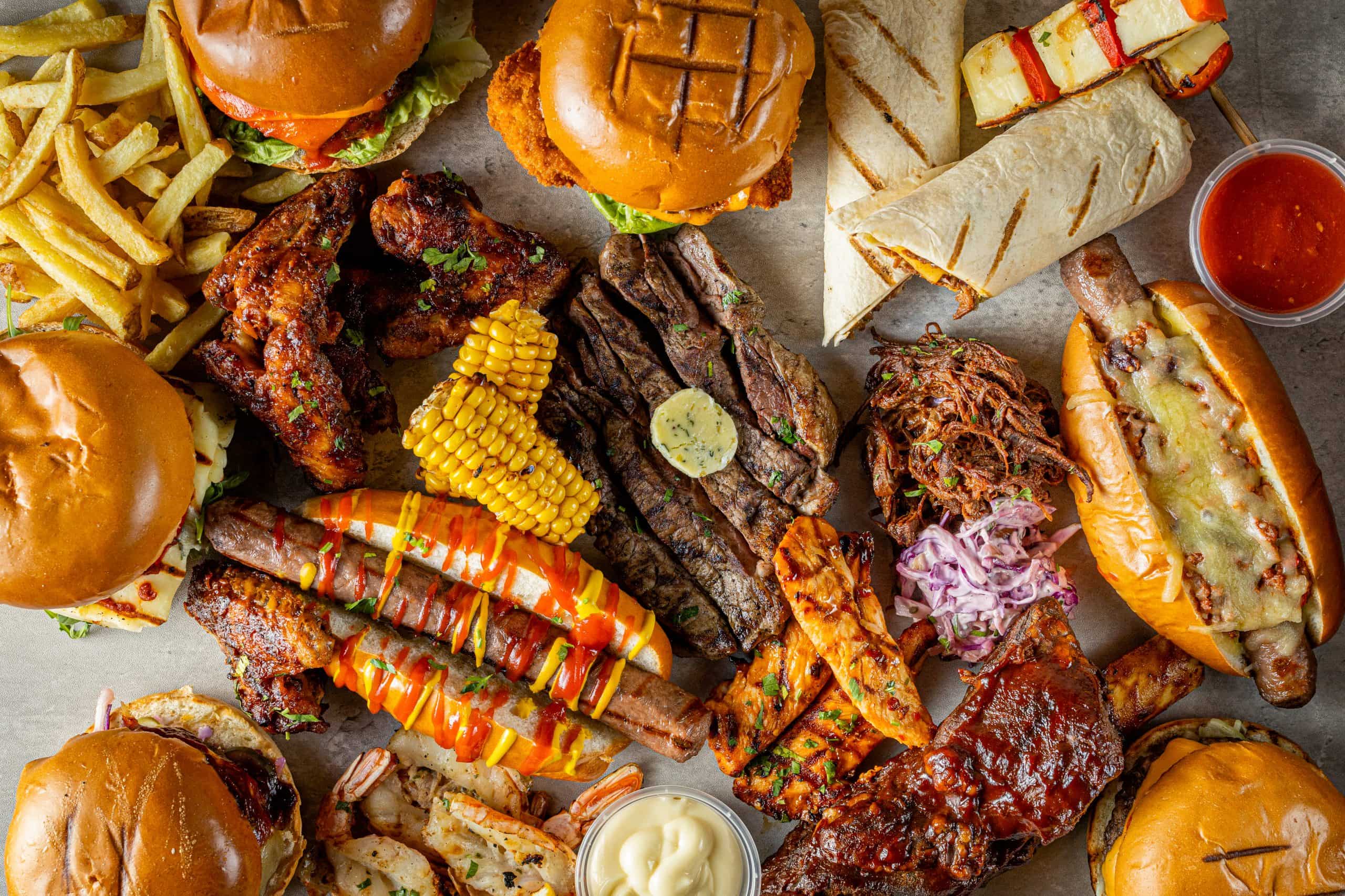 Food from Smoky Boys at BOXPARK Wembley