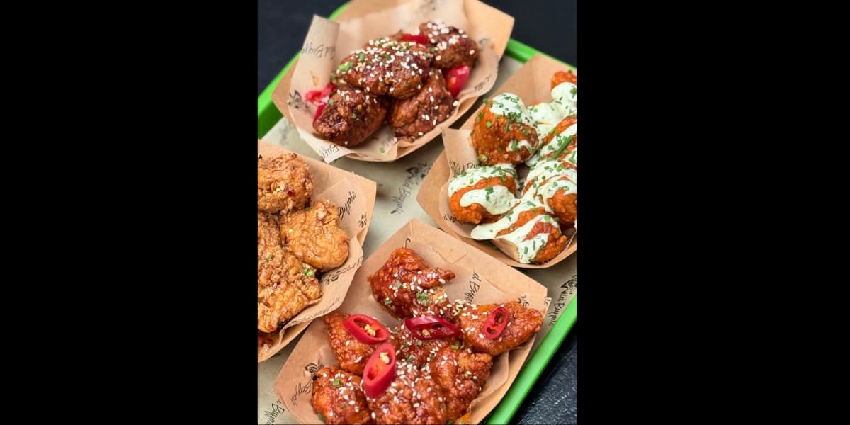 Food from The Wild Buffalo at BOXPARK Wembley