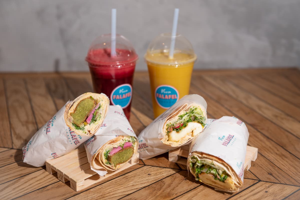 Food from Viva Falafel at BOXPARK