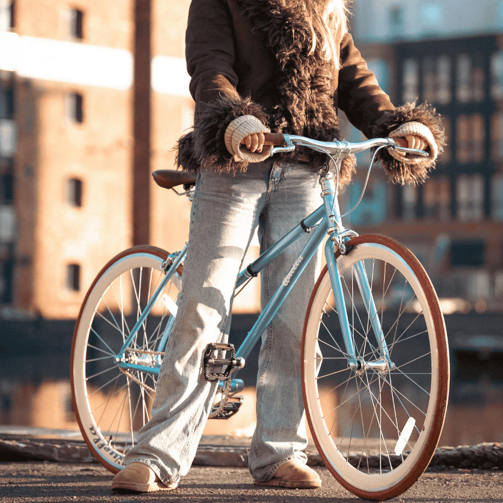A bike from Quella Bikes at BOXPARK Shoreditch