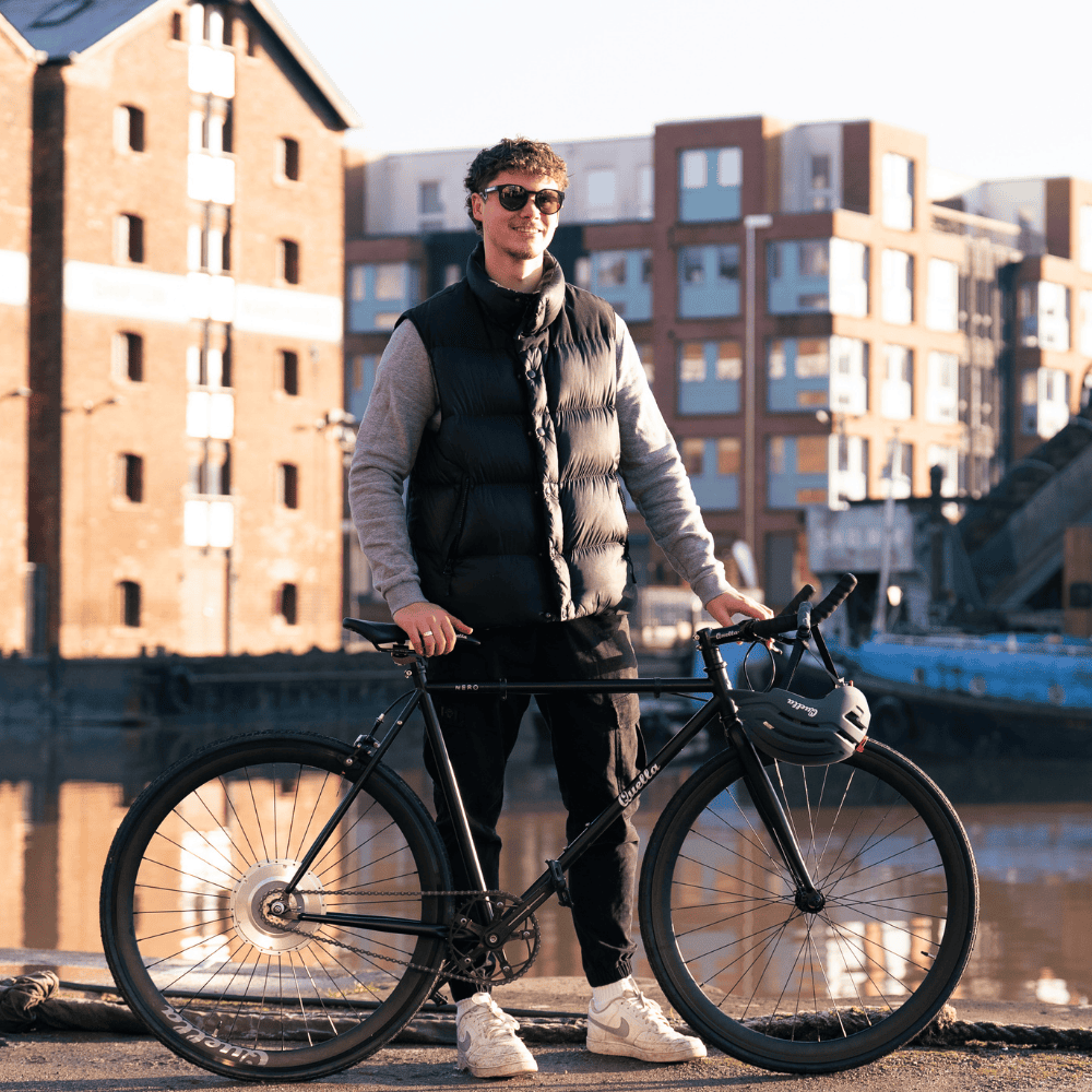 A bike from Quella Bikes at BOXPARK Shoreditch