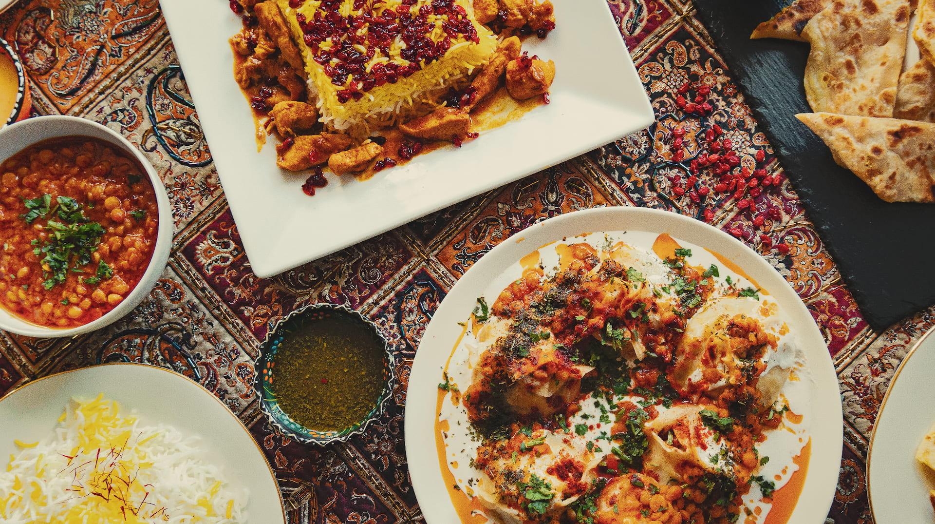 A selection of dishes from Afghan Caravan in Croydon