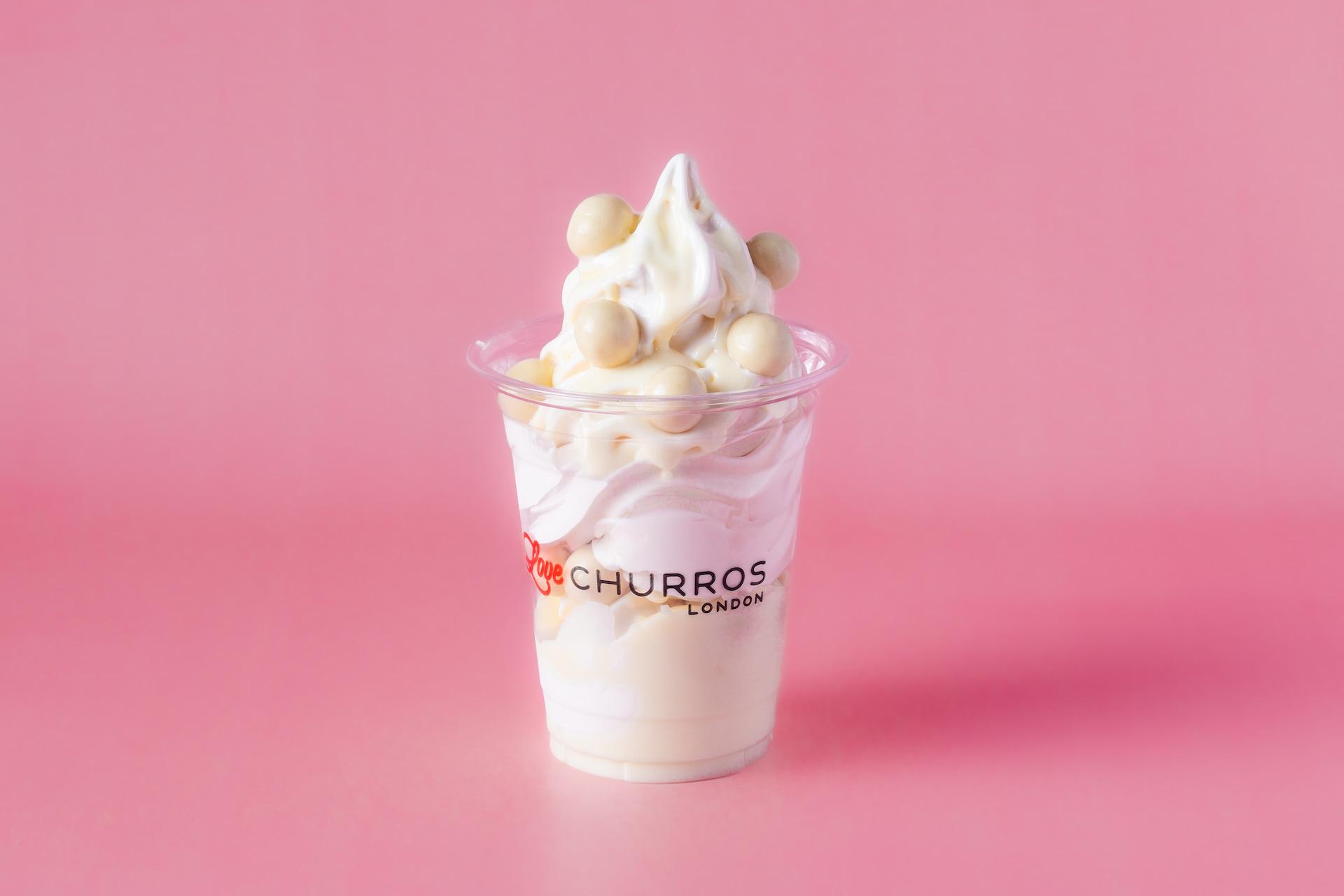 White Chocolate Sundae from Love Churros