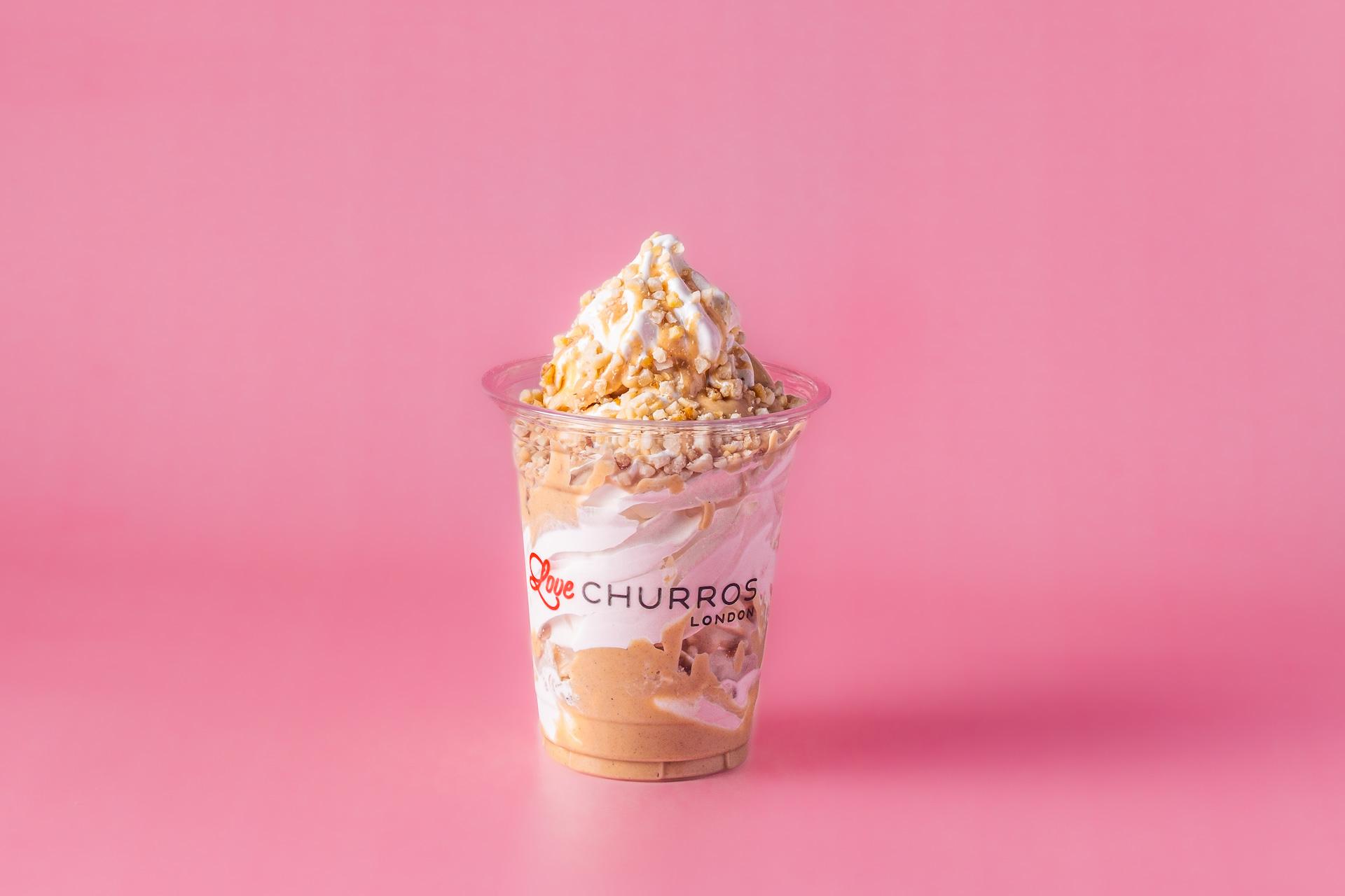 Bueno Crushed Nuts Sundae from Love Churros