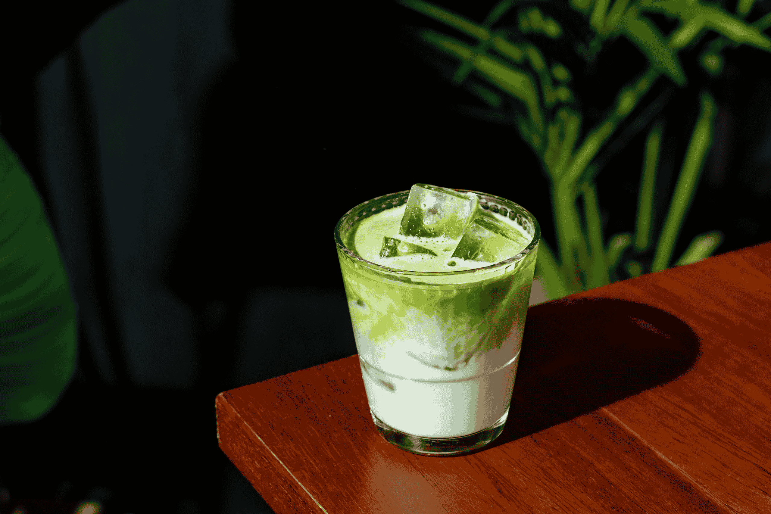 Hard Matcha Latte cocktail at BOXHALL