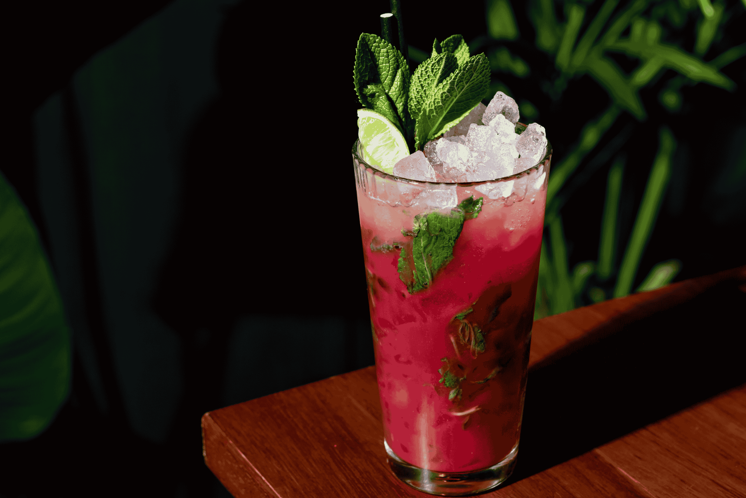 Raspberry Nojito cocktail at BOXHALL in Liverpool Street