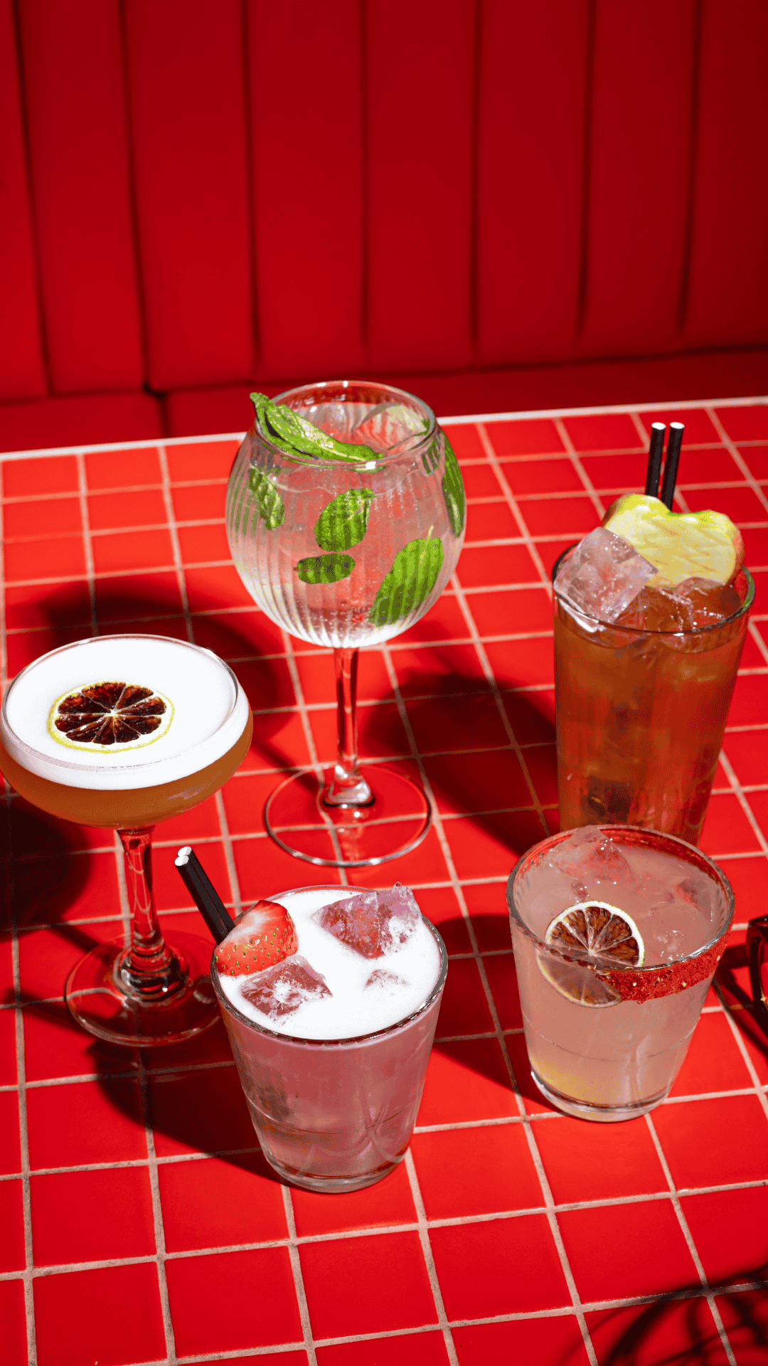 A selection of Cocktails from PLAYBOX in Croydon
