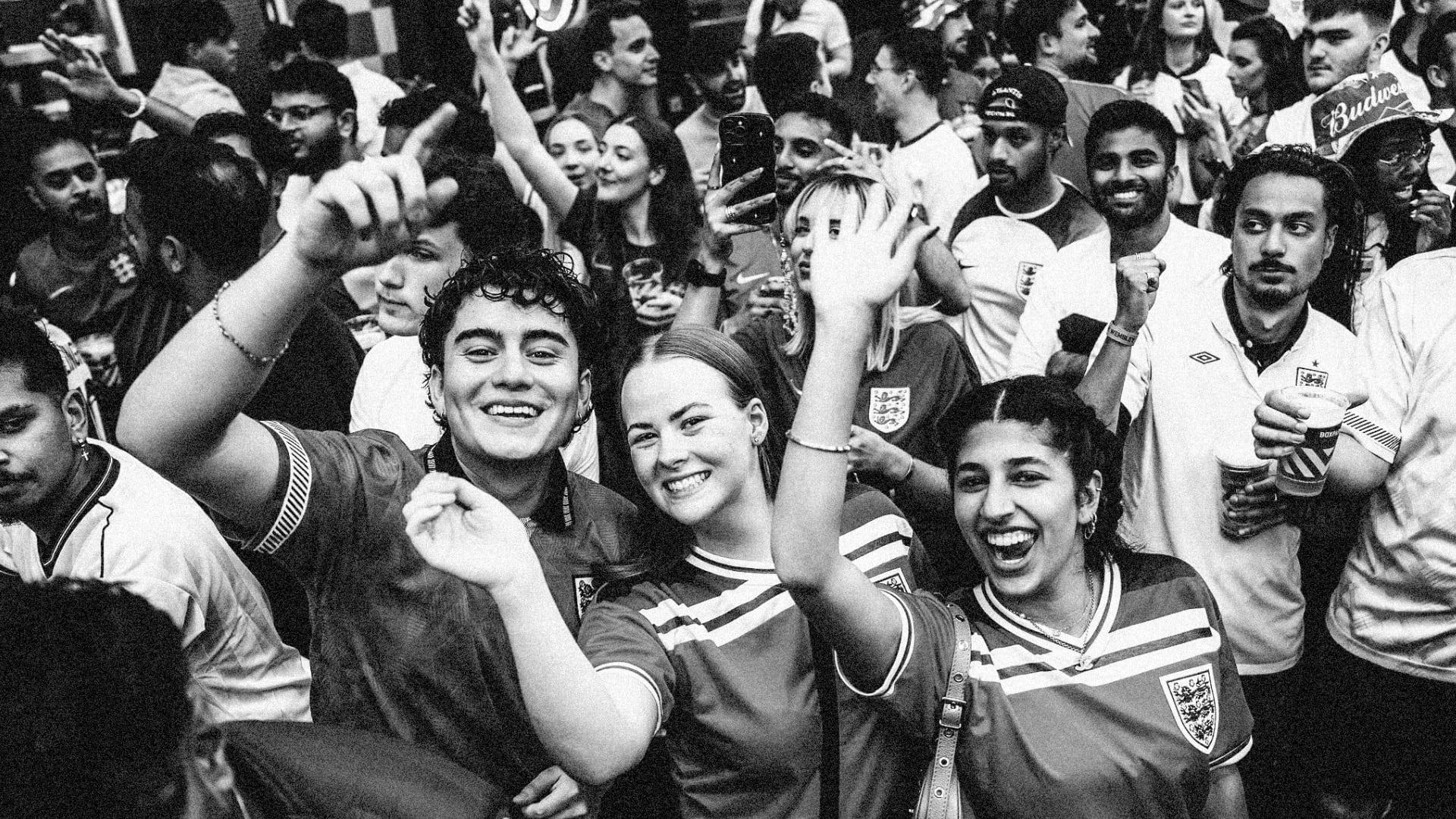 Guests watching the World Cup at BOXHALL in Liverpool Street
