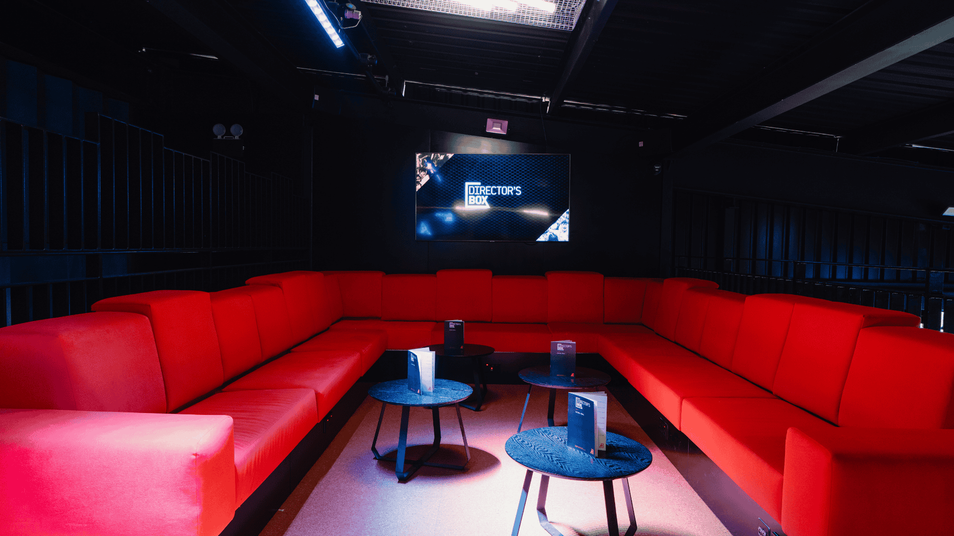 Bookable booths at Director's Box at Boxpark Wembley