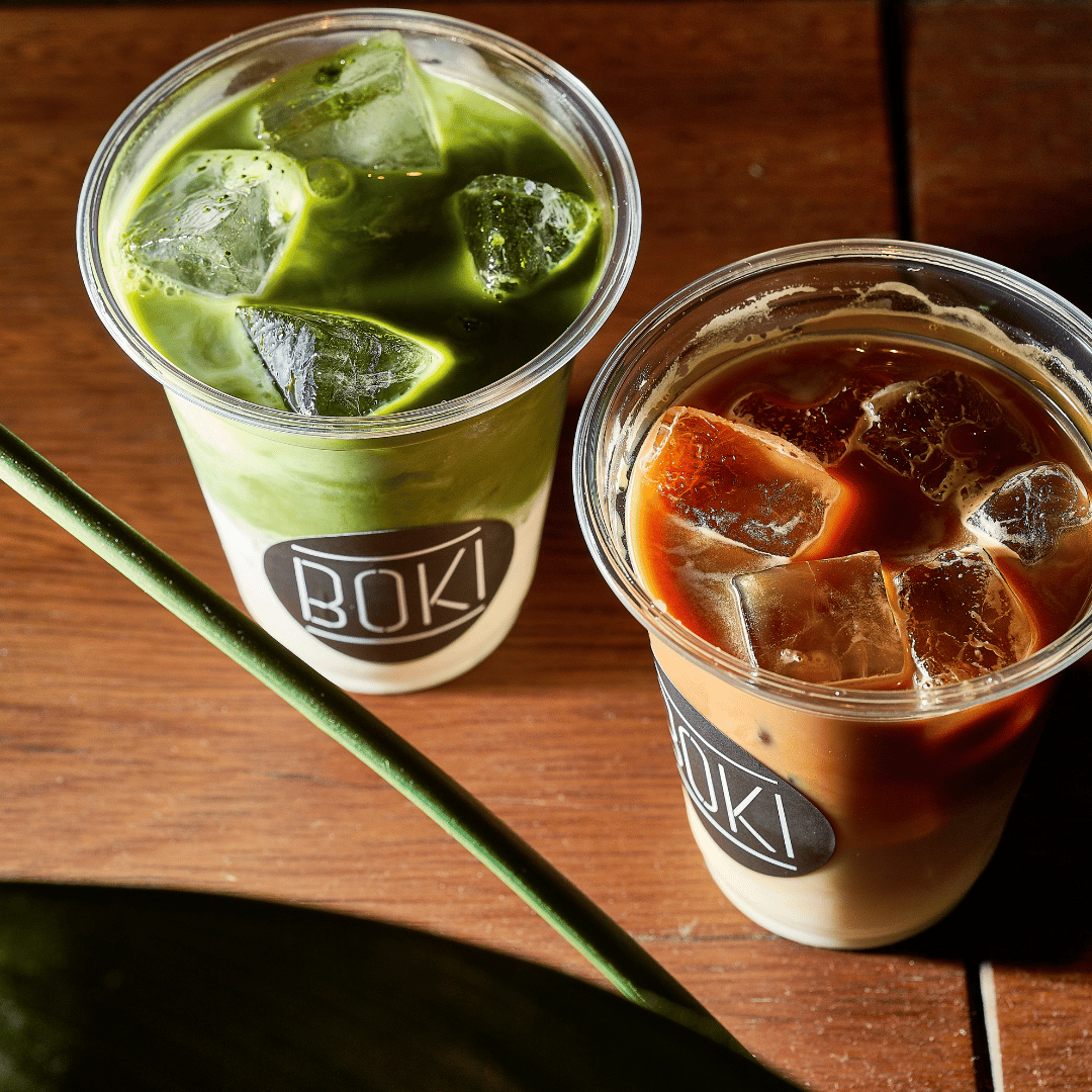 ICED LATTES MATCHA AND REGULAR