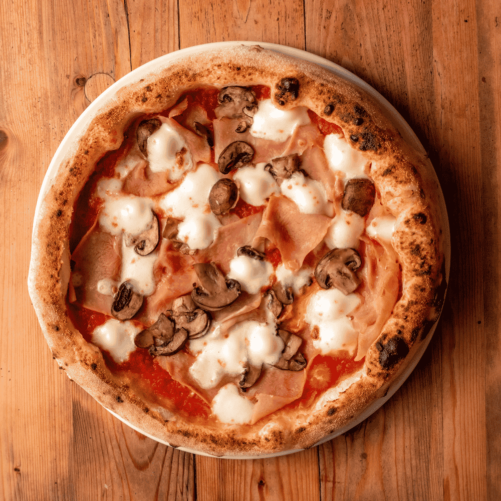 Prosciutto Funghi Pizza from Zia Lucia at BOXPARK Wembley