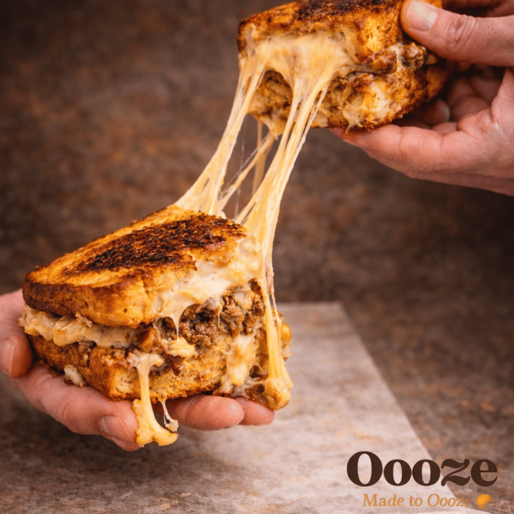 A toastie from Oooze Toasties in Croydon